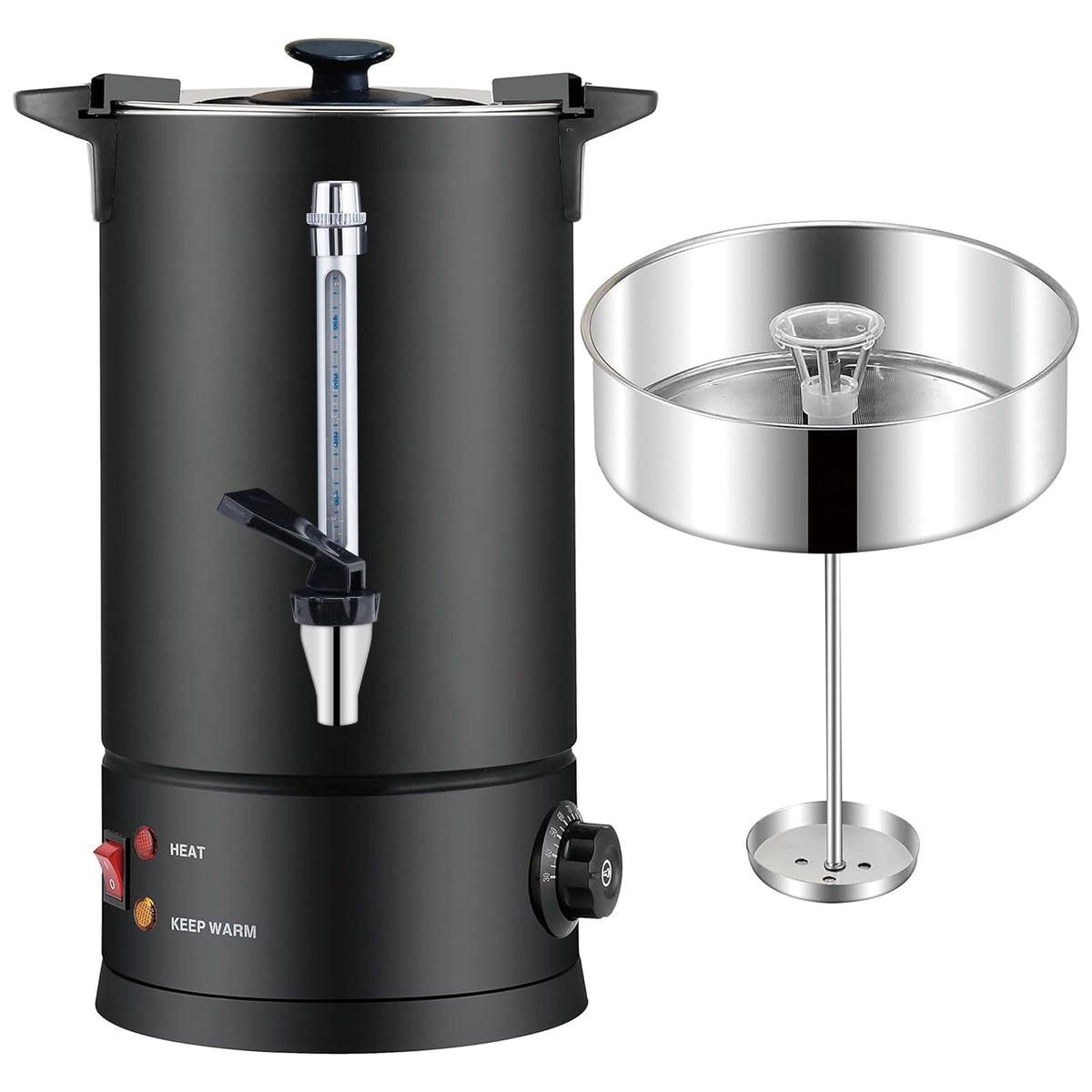 50-Cup Stainless Steel Commercial Coffee Urn B4197