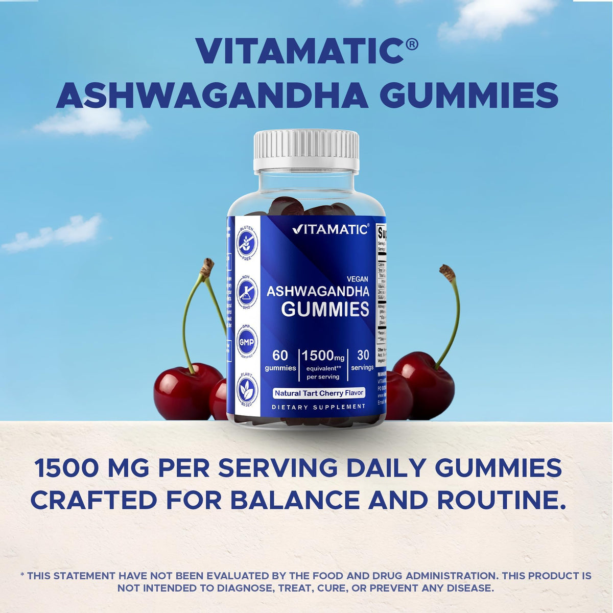 Ashwagandha Gummies 30:1 Extract Q198988