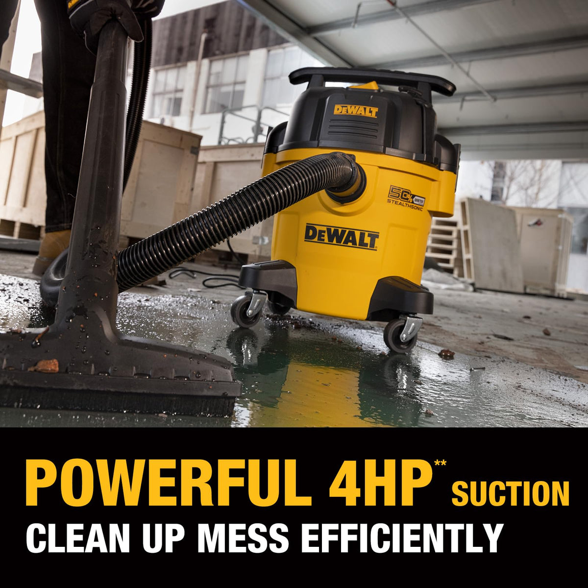 5 Gallon 4 Peak HP Wet and Dry Shop Vacuum J54948