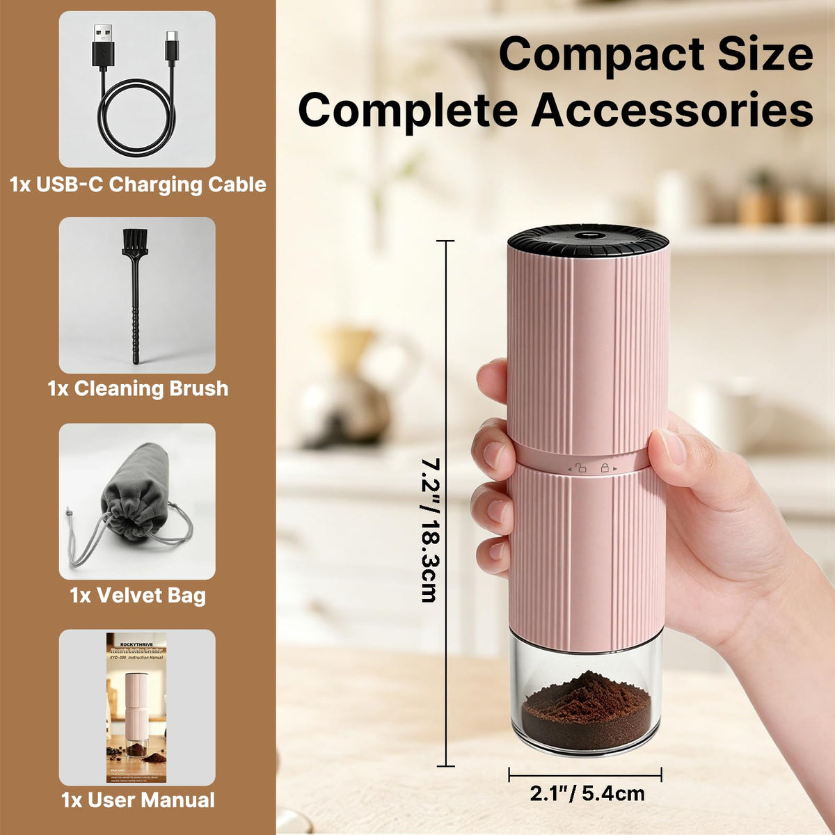 Portable Electric Coffee Grinder V183904