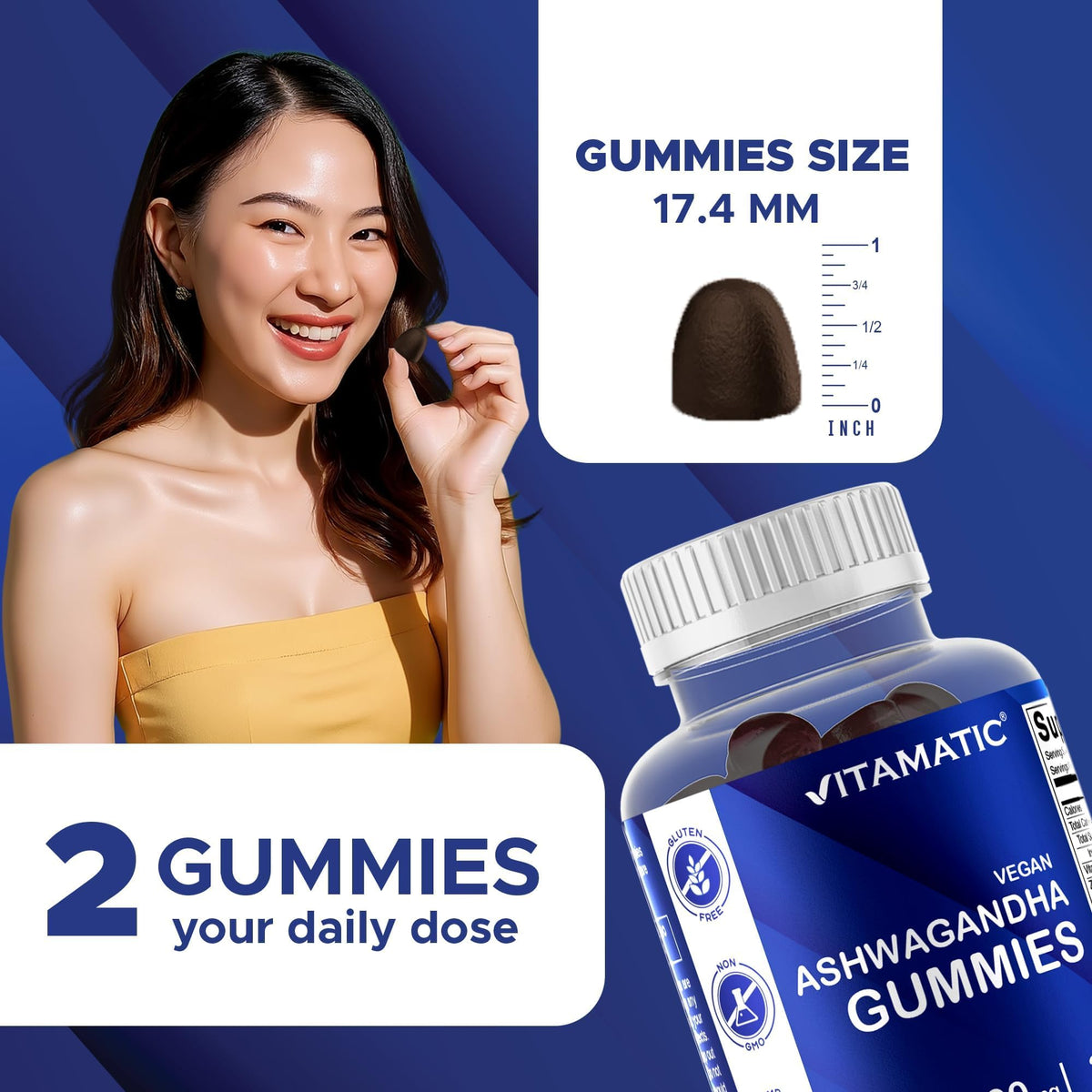 Ashwagandha Gummies 30:1 Extract Q198988