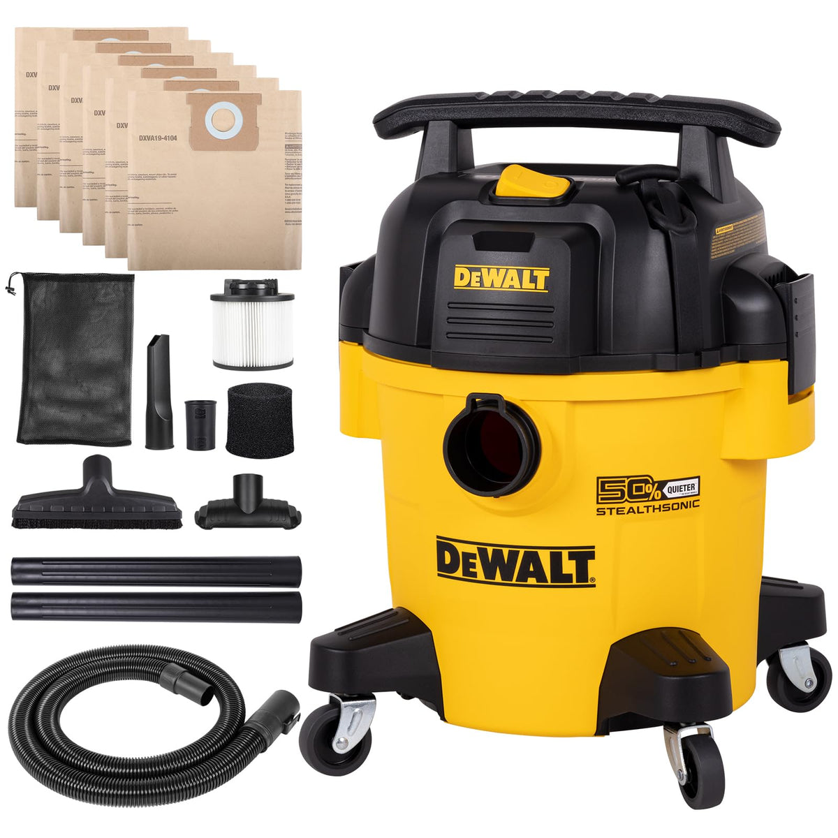 5 Gallon 4 Peak HP Wet and Dry Shop Vacuum J54948
