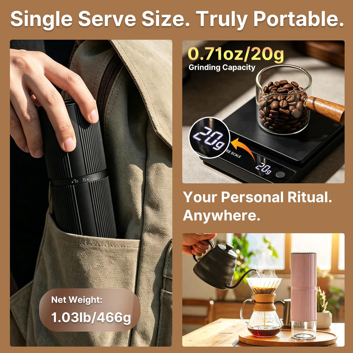Portable Electric Coffee Grinder V183904
