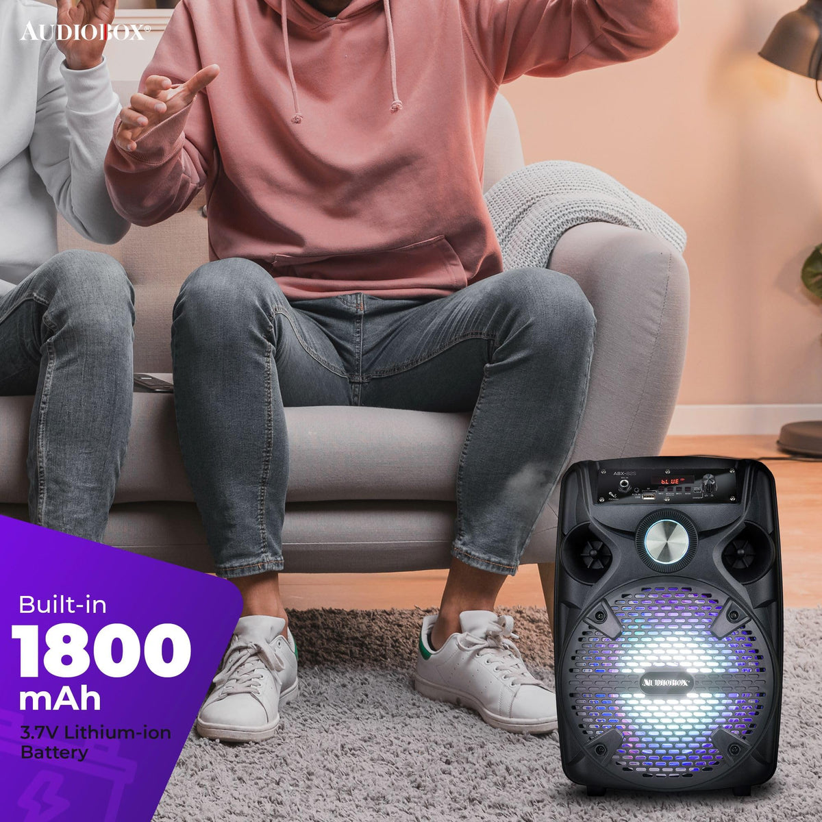 Bluetooth Party Speaker with Stand & Wired Microphone K7571