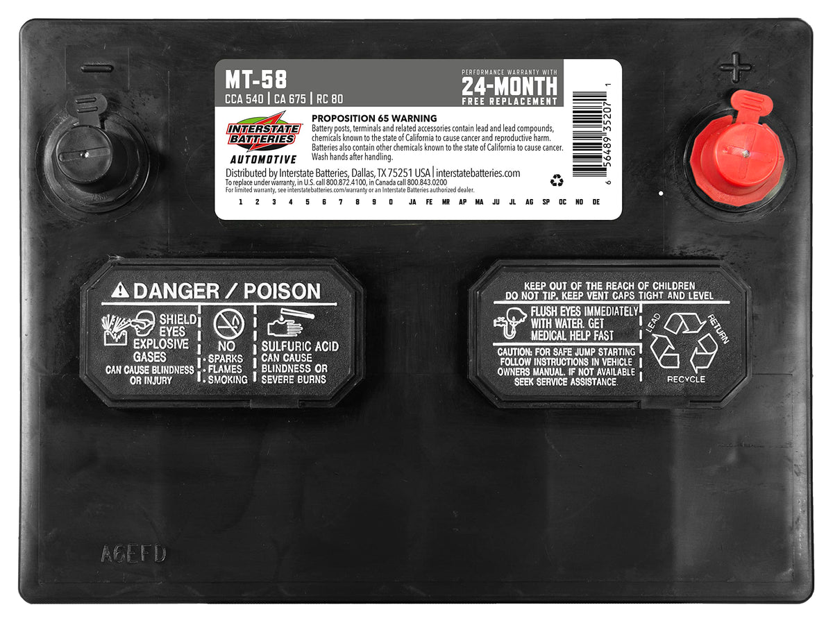 12V 540 CCA Automotive Battery K43048
